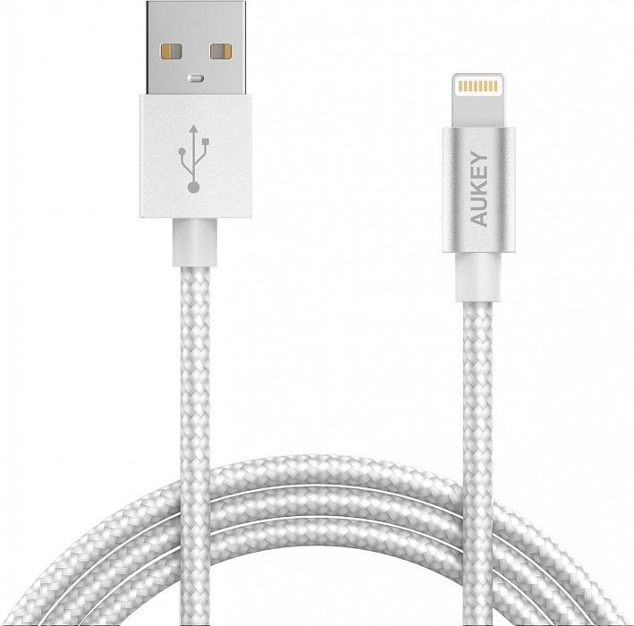 Aukey CB-D16 - кабель-переходник Lightning to USB-A (Grey)