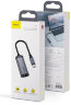 USB-концентратор Baseus Enjoyment Series USB-C to RJ45 (CAHUB-H0G) Grey