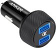 Автомобильное зарядное устройство Anker PowerDrive Speed 2 2xUSB (A2228H11) Black