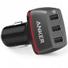Автомобильное зарядное устройство Anker PowerDrive+ 3 Ports (A2231011) чёрное