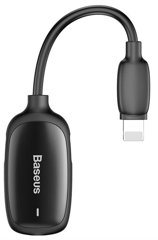 Аудио-переходник Baseus 3-in-1 iP Male to Dual iP & 3.5mm Female Adapter (CALL51-01) Black