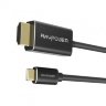 Кабель RAVPower USB-C to HDMI 4K 60Hz 1.8 m (RP-CB006) Black
