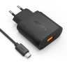 Сетевое зарядное устройство AUKEY PA-U28 2.4A Quick Charge 2.0 (Black)