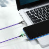 Кабель магнитный Baseus Zinc Magnetic Cable For micro USB 2.4A 1м (CAMXC-A05) Violet