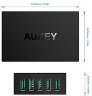 Сетевое зарядное устройство Aukey PA-U33 10A 5-Port USB (Black))
