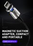 Кабель магнитный Baseus Zinc Magnetic Cable USB for Lightning 2.4A 1м (CALXC-A01) Black