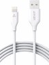 Anker PowerLine 0.9m (A8111H21) - кабель USB to Lightning (White)