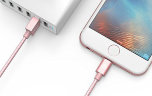 Anker PowerLine+ 0.9m (A7136051) - кабель Lightning to USB (Rose Gold)