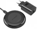 Беспроводное зарядное устройство RavPower HyperAir Fast Wireless Chargers QC 3.0 Adapter 10W (RP-PC058) Black