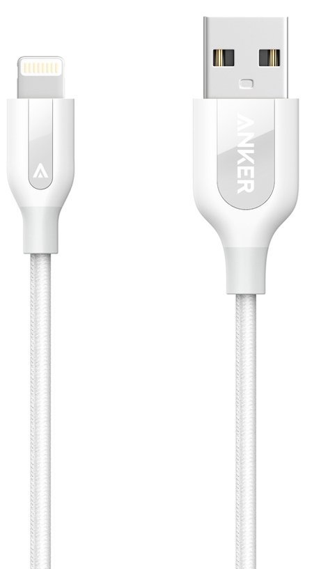 Anker Powerline+ Lightning to USB Cable 0.9m (A8121021) - кабель (White)
