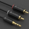 Кабель Syncwire 3.5mm Jack to 2 RCA 1.8m SW-RC151 (Black)
